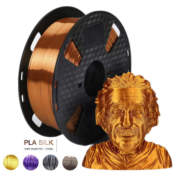 250G 3D Filament PLA 1kg 1.75mm Silk Filament 3D Printer Silky Filament PLA 3D Printing Material Copper 3D Filamento Rose Gold