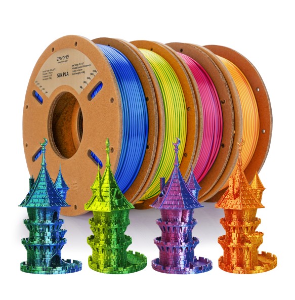 ERYONE 200g Dual Colors Silk PLA Filament For FDM 3D Printer 1.75mm ±0.03 High Quality New arrival Impresora 3D Printting