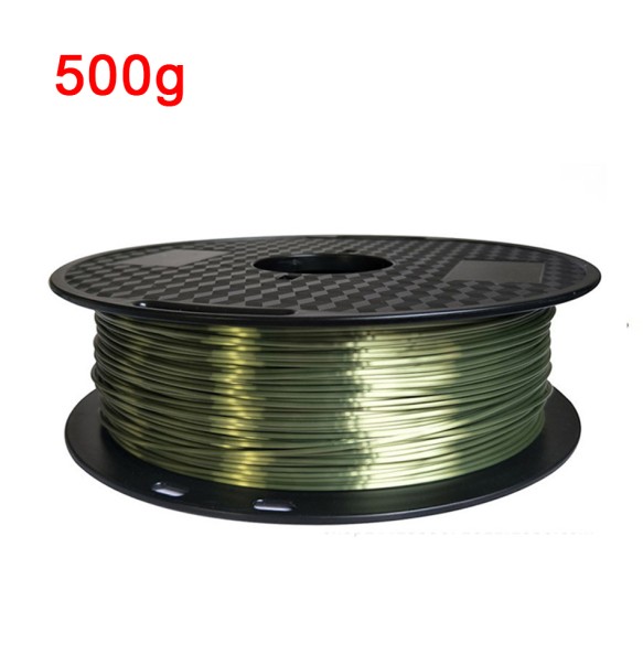 3D Printer Filament PLA 1.75mm 250g/500g/1KG Metallic Feel Shiny Silk 3D Printing Material Special sale Purple/ Copper Filament