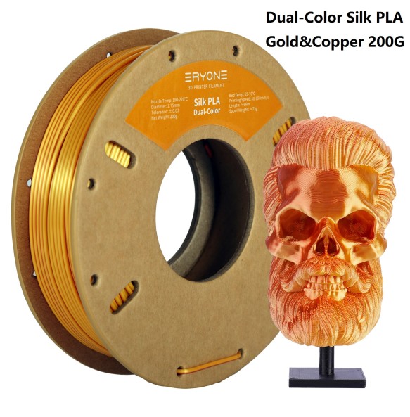 ERYONE 200g Dual Colors Silk PLA Filament For FDM 3D Printer 1.75mm ±0.03 High Quality New arrival Impresora 3D Printting