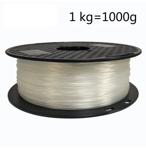 3D Printing Filament TPU Flexible Filaments TPU filament Plastic for 3D Printer 1.75mm Printing Materials white Black etc Colors