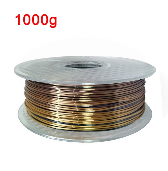 3D Printer Filament PLA 1.75mm 250g/500g/1KG Metallic Feel Shiny Silk 3D Printing Material Special sale Purple/ Copper Filament