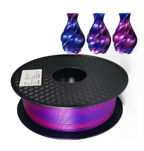 Dual Color Filament PLA 1kg 1.75mm PLA 3D Printer Filament Silk PLA Two-tone 3D Printing Material Two Colors Sublimation Duotone