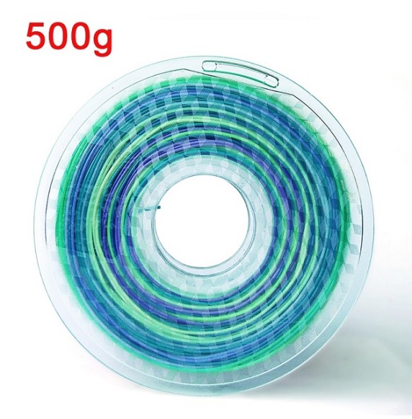 3D Printer Filament Flexible TPU 1kg Filamento 1.75mm Filament 200G Rainbow Filament Glowing 3D Printing Materials White Black