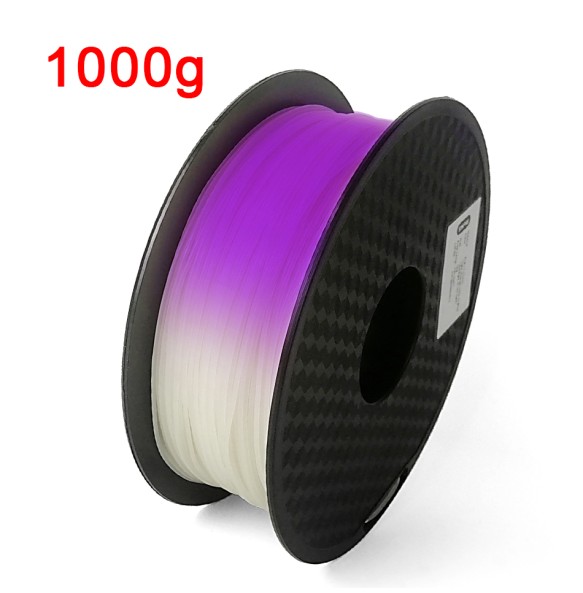 PLA Light Change Color 3D Printer Filament Printing Material Sublimation Plastic White to Pink Yellow Blue PLA for 3D Printer