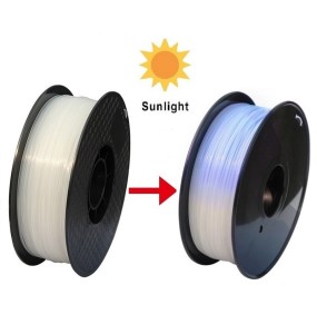 3D Printer Filament Change Color With Sunlight PLA 1.75mm 1kg 3D Printing Material Sublimation Plastic Filamento Color Change