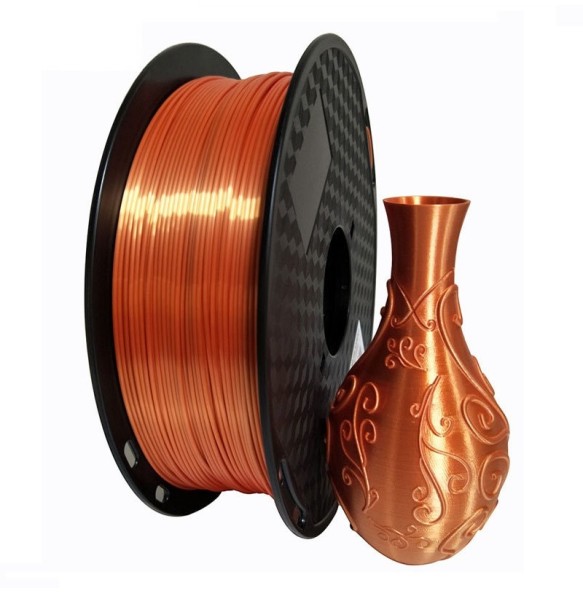 1.75mm Silk PLA Filament 3D Printer Shiny Materal 500G/250G Black Wihte Red Blue Sublimation Solid Silk-like 3D Printer Filament