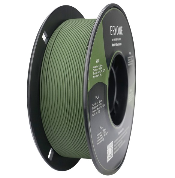 ERYONE Matte PLA Filament 1KG Spool 1.75mm 1.45 Density (g/cm3) Matte PLA Filament For FDM 3D Printer Fast Free Shipping