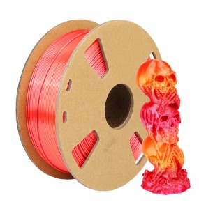 3D PLA Filament 1.75mm 3D Printer Filament Dual Color PLA 250G Rainbow Filament PLA Silk Tricolor Filamento impresora 3d