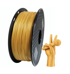 Gold Metal-like PLA 1.75mm 3D Printer Filament 1Kg/500g/250g Spool Metal Texture Golden Metallic PLA Printing Materials