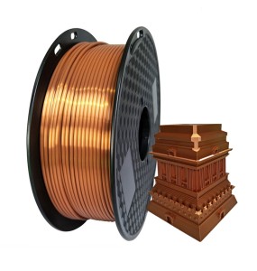 Silk Copper PLA 1.75mm 3D Printer Filament Luxury Silky Rich Luster 250g/500g/1kg Shiny 3D Pen Printing Materials Consumables