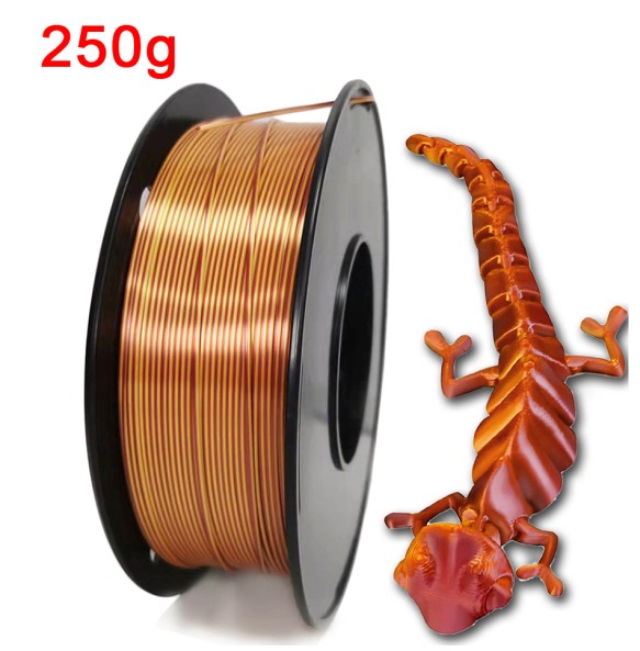 3D Printer Filament Two-tone PLA 1.75mm 250G Silk-like Material for 3D Printing Sublimation Products Dual Color Magic Filaments