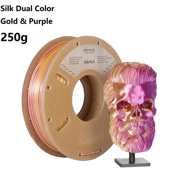 ERYONE 250G Silk Dual-Color PLA Filament 1.75mm ± 0.03 For FDM 3D Printing New Arrival Fast Shipping