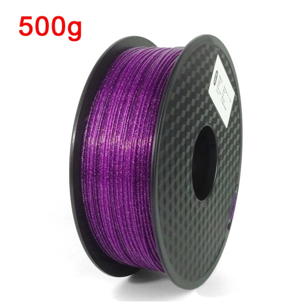 3D Printer Filament PLA 1.75mm Glittering Shining Rainbow Sublimation 3D Printing Material Sparkle Black Purple Blue Gold Orange