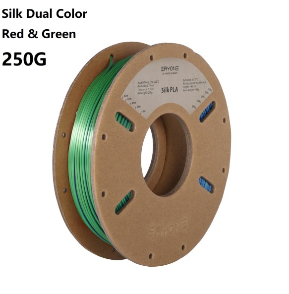 ERYONE 250G Silk Dual-Color PLA Filament 1.75mm ± 0.03 For FDM 3D Printing New Arrival Fast Shipping