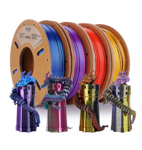 ERYONE 250G Silk Tri-Color PLA  Filament 1.75mm ± 0.03 For FDM 3D Printing New Arrival Fast Shipping