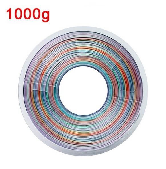 200G Rainbow Filament Silk PLA 1kg 1.75mm 3D Printer Silky Filament Color Change 3D Printing Materials PLA Filamento Gradient