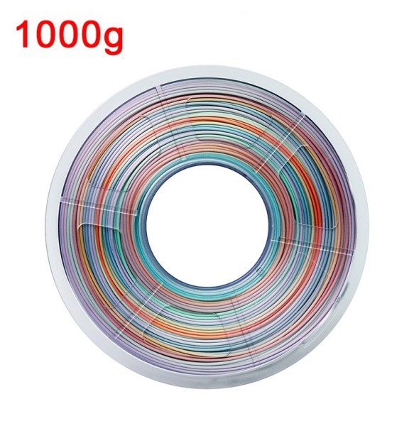 Rainbow Filament Silk PLA 1.75mm 1kg 3D Printer Filament Silky Luster 250g/500g Shiny 3D Pen Printing Materials Consumables