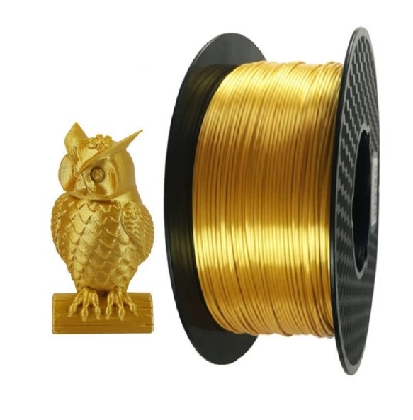 Silk PLA 3D Filament 1kg 1.75mm Spool Wire 3D Printer Material 3D Print Filament PLA Copper 3D Priting Filamento Rose Gold