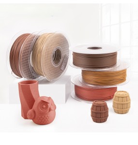 PLA+ Wood 3D Printer Filament Sublimation Wooden 3d Printing Material 1.75mm 1kg/500g/250g Rose Ebony Red Sandal Wood Filaments