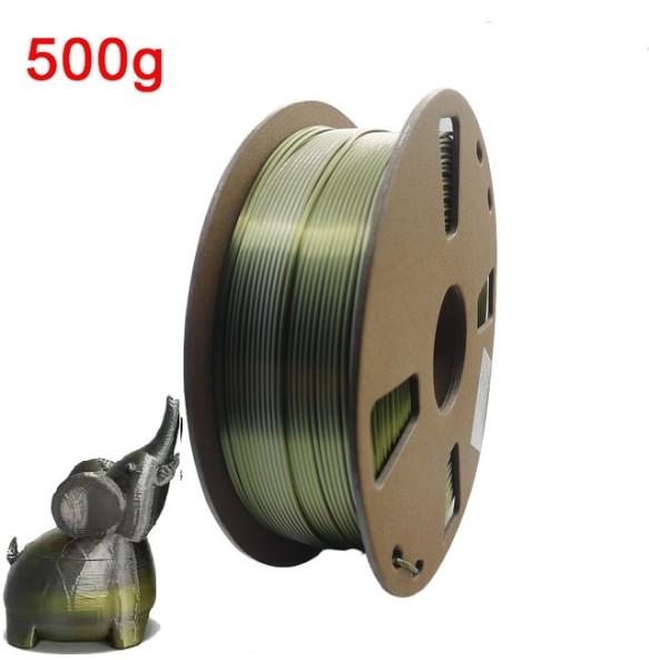 250g Dual Color PLA Silk Filament 1kg 3D Printer Filament 1.75mm Two-tone 3D Printing Material Two Color PLA Sublimation Duotone