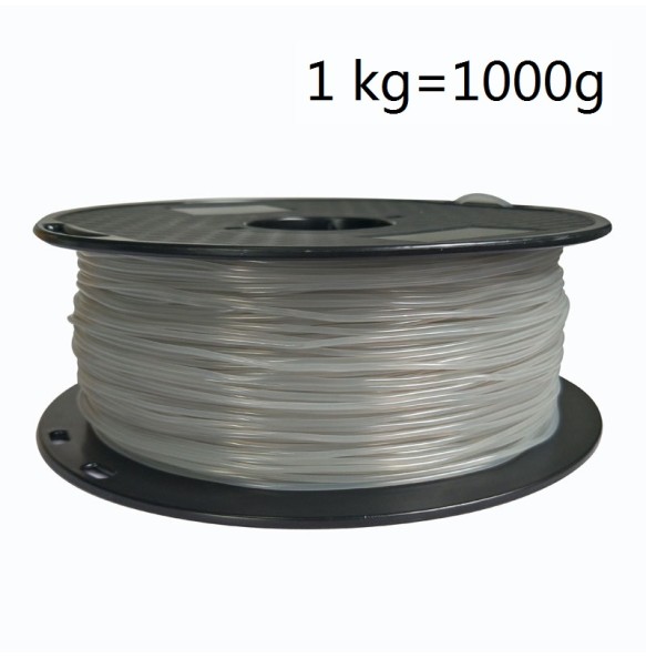 3D Printing Filament TPU Flexible Filaments TPU filament Plastic for 3D Printer 1.75mm Printing Materials white Black etc Colors