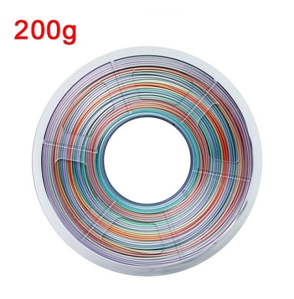 200G Rainbow Filament Silk PLA 1kg 1.75mm 3D Printer Silky Filament Color Change 3D Printing Materials PLA Filamento Gradient