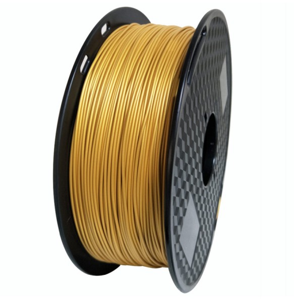 Gold Metal-like PLA 1.75mm 3D Printer Filament 1Kg/500g/250g Spool Metal Texture Golden Metallic PLA Printing Materials