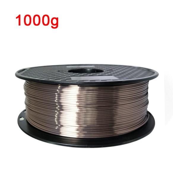 3D Printer Filament PLA 1.75mm 250g/500g/1KG Metallic Feel Shiny Silk 3D Printing Material Special sale Purple/ Copper Filament