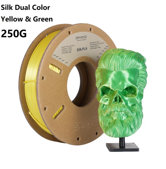 ERYONE 250G Silk Dual-Color PLA Filament 1.75mm ± 0.03 For FDM 3D Printing New Arrival Fast Shipping