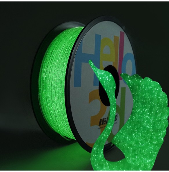 Glowing In The Dark 1.75mm 3D Printer Filament Luminous Sublimation Material for 3d Printing Glow Ranibow/ Red/ Firefly Green