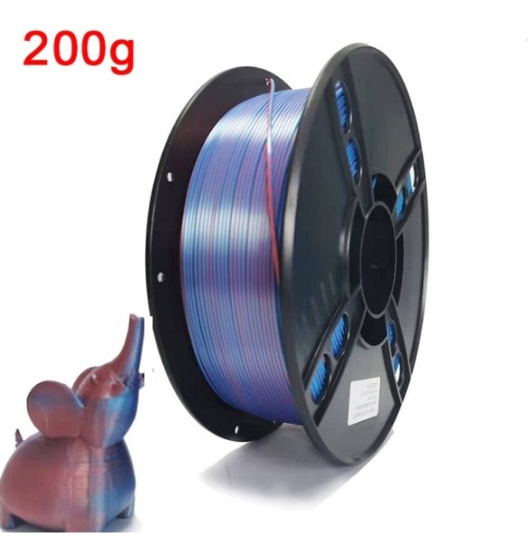 200G Dual Color Filament PLA 1kg 3D Pinter PLA Silk Filament 1.75mm 3D Printing Material Two Color Filamento PLA Sublimation