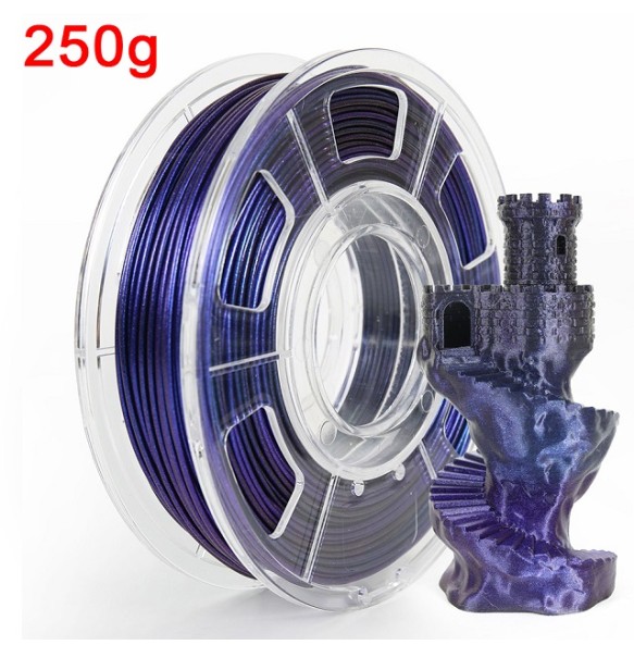 3D Printer Filament Glitter PLA 1KG 500G 250G Sublimation Filament Magic Shiny Plastic Material 1.75mm 3D Rainbow Filamento