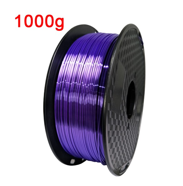 3D Printer Filament PLA 1.75mm 250g/500g/1KG Metallic Feel Shiny Silk 3D Printing Material Special sale Purple/ Copper Filament