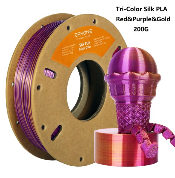 ERYONE 200g Tri Colors Silk PLA Filament For FDM 3D Printer 1.75mm ±0.03 High Quality New arrival Impresora 3D Printting