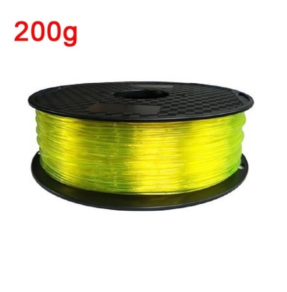 3D Printer Filament Flexible TPU 1kg Filamento 1.75mm Filament 200G Rainbow Filament Glowing 3D Printing Materials White Black