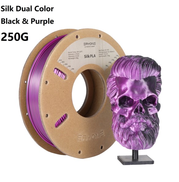 ERYONE 250G Silk Dual-Color PLA Filament 1.75mm ± 0.03 For FDM 3D Printing New Arrival Fast Shipping