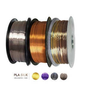 Silk PLA 3D Filament 1kg 1.75mm Spool Wire 3D Printer Material 3D Print Filament PLA Copper 3D Priting Filamento Rose Gold