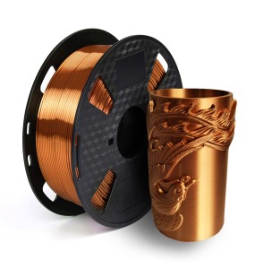 Silk Copper PLA 1.75mm 3D Printer Filament Luxury Silky Rich Luster 250g/500g/1kg Shiny 3D Pen Printing Materials Consumables