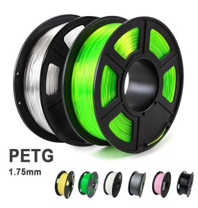 3D Printer Filament PETG 1.75mm Sublimation  Plastic Marble Translucent Green Black Red 3D Printing Filament Material 500G/250G