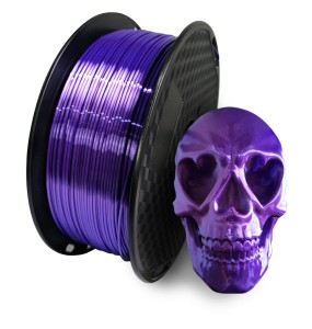 3D Printer Filament PLA 1.75mm 250g/500g/1KG Metallic Feel Shiny Silk 3D Printing Material Special sale Purple/ Copper Filament