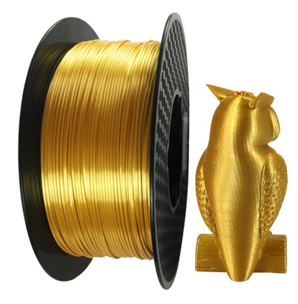 3D Printer Filament PLA 1.75mm 250g/500g/1KG Metallic Feel Shiny Silk 3D Printing Material Special sale Purple/ Copper Filament