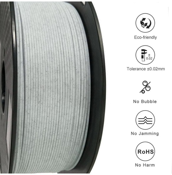 3D Printer Filament 1.75mm PLA Marble 1kg/500g/250g FDM Plastic Plus Material for 3D Printing Sublimation Filament PLA DIY Art