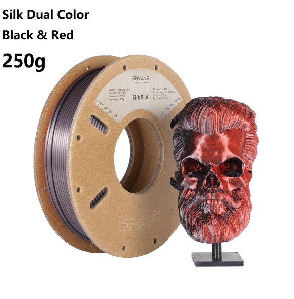 ERYONE 250G Silk Dual-Color PLA Filament 1.75mm ± 0.03 For FDM 3D Printing New Arrival Fast Shipping