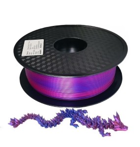 250g Dual Color PLA Silk Filament 1kg 3D Printer Filament 1.75mm Two-tone 3D Printing Material Two Color PLA Sublimation Duotone