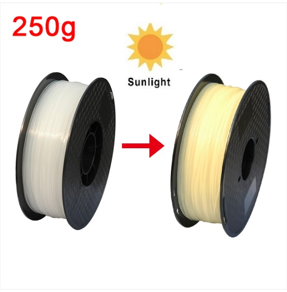 3D Printer PLA Filament Color Change With Sunlight 3D Filament PLA 250G/500G/1KG 3D Printing Material Sublimation Plastic Blue