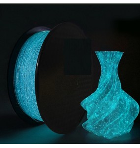 3D PLA Filament Glow In The Dark Luminous PLA 1kg 1.75mm Glowing Filament PLA Noctilucent 3D Printing Filament Rainbow Filamento