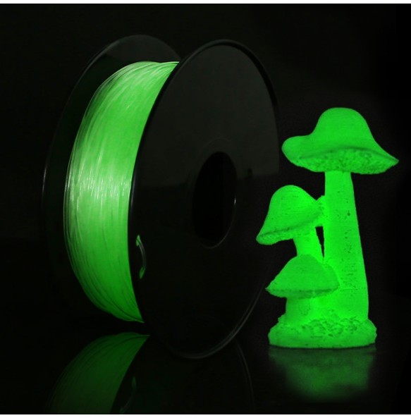 TPU Glowing In The Dark 3D Printer Filament Non-toxic Luminous Sublimation 3D Printing Material Flexible Glows 1KG/0.5kg/0.25KG