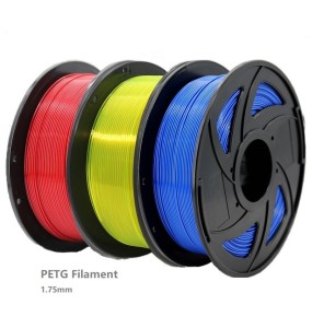 3D Printer PETG Filament 1.75mm Sublimation Filament Plastic Green Black Red 3D Printing Filament Silver Material