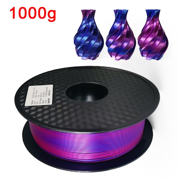 Dual Color PLA Filament for 3D Printer Two-tone 3D Printing Material 1.75mm Magic Two Colors Sublimation Duotone Silk Filaments